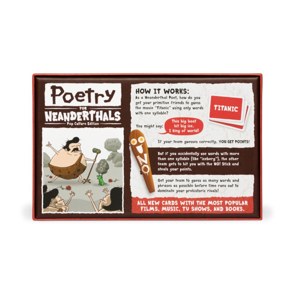 Exploding Kittens Poetry For Neanderthals Pop Culture 7y+