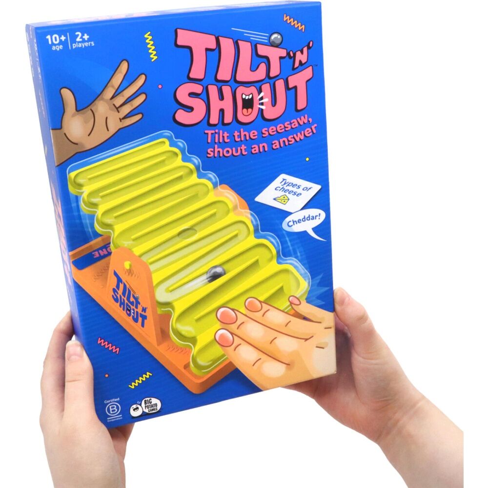 Big Potato Tilt N Shout Card Game 2+ Players 20 Mins Party 10y+