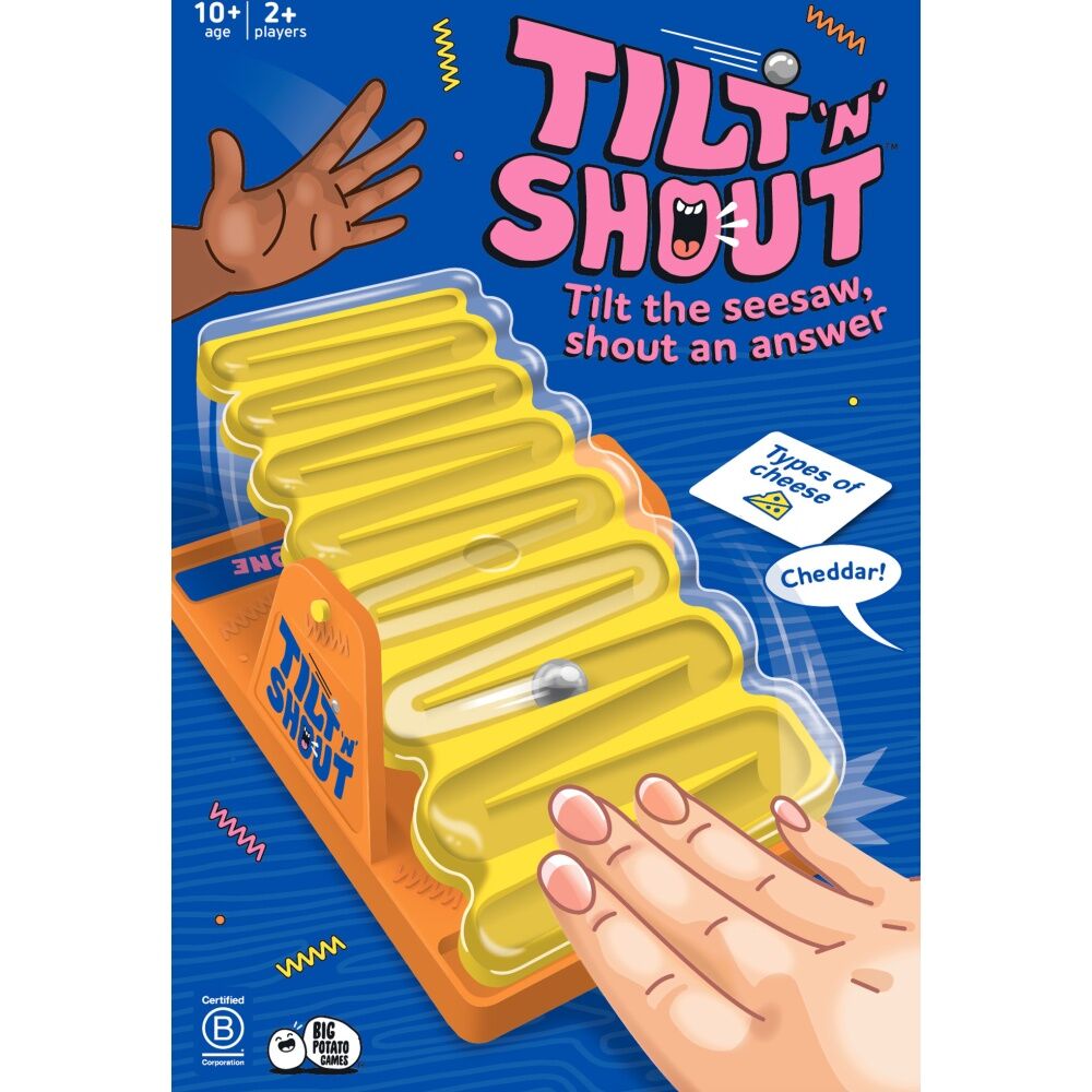 Big Potato Tilt N Shout Card Game 2+ Players 20 Mins Party 10y+