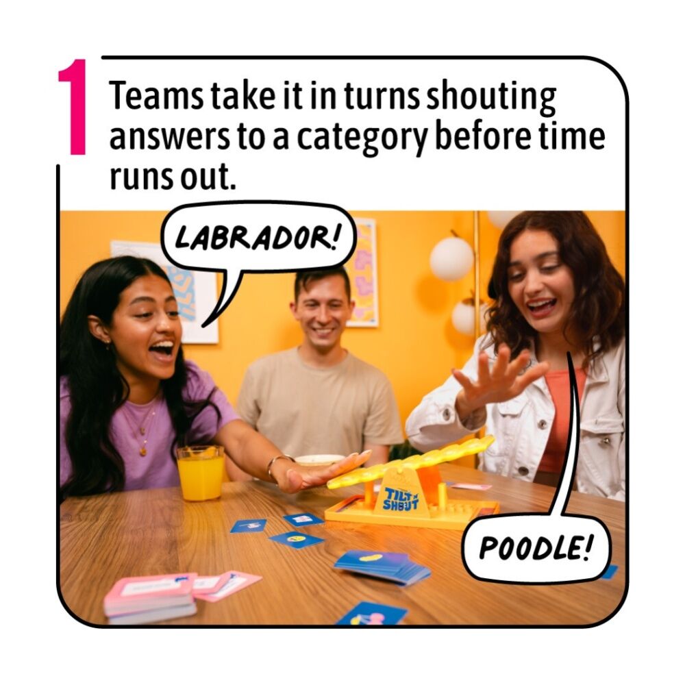 Big Potato Tilt N Shout Card Game 2+ Players 20 Mins Party 10y+