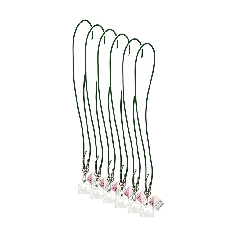 6PK Annabel Trends Snapstrap Phone Lanyard W/ Adjustable Strap Emerald Green