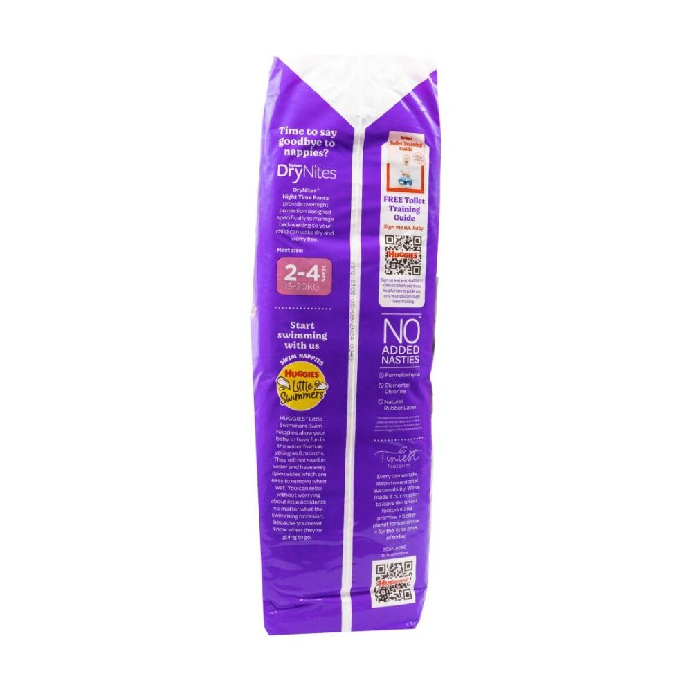 2x 48pc Huggies Ultra & Rapid Dry Jumbo Nappy Pants Size 6 Girls 15kg+