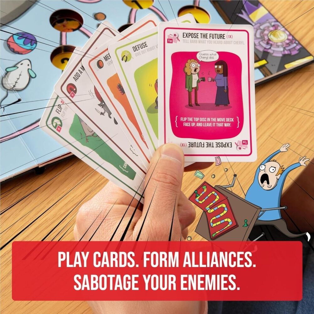 Exploding Kittens The Board-Game Card Game 2-6 Players Ages 7+
