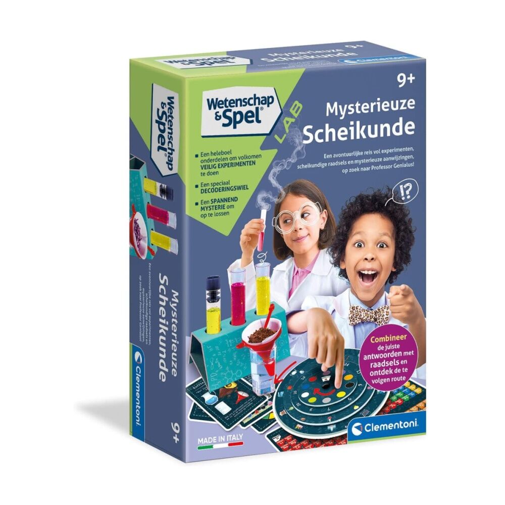 Clementoni Science & Play Mystery Chemistry Card Game Kit