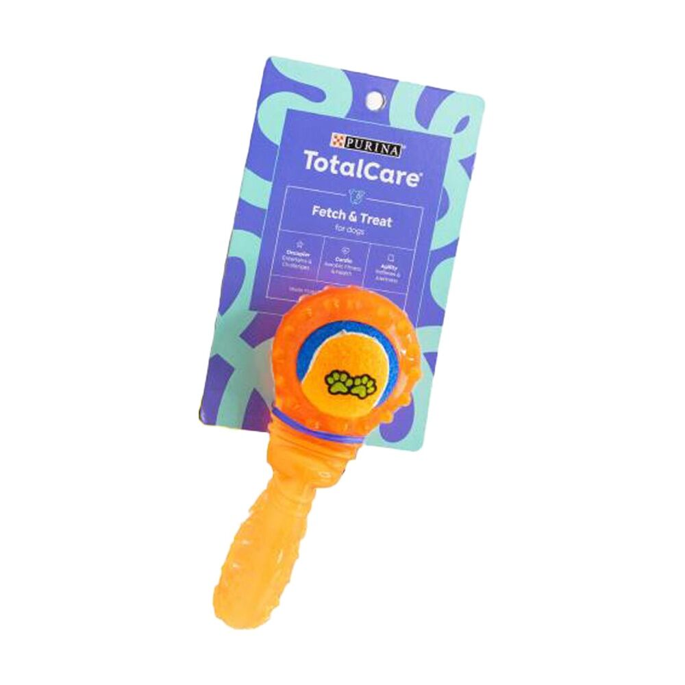 6PK Purina Total Care Fetch & Treat Throwing Dog Toy Assorted