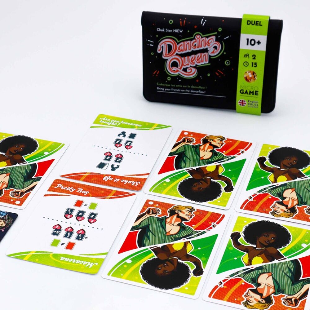 Matagot Dancing Queen Card Game Dance Party Bluffing 2 Players Ages 10+