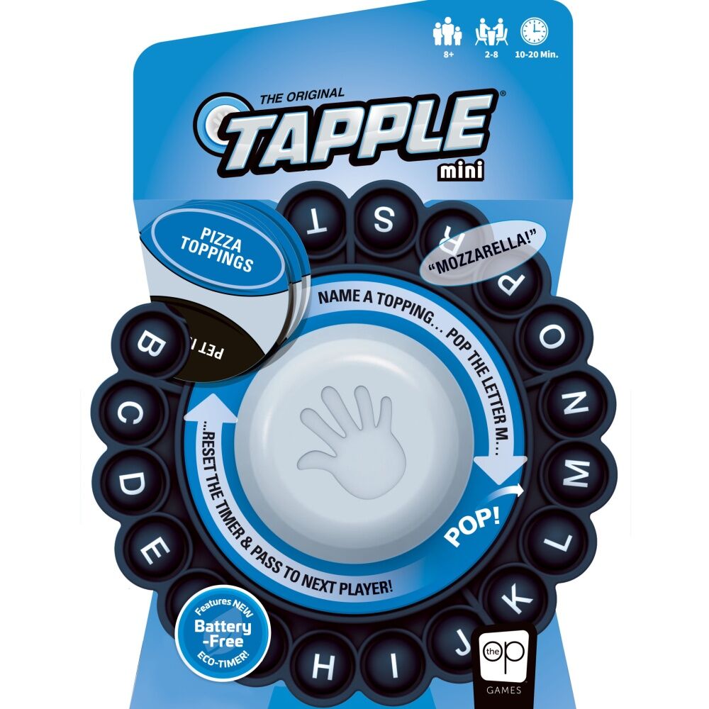 The Op Tapple Mini Card Game 2-8 Players 10-20 Mins 8y+ Portable Fun