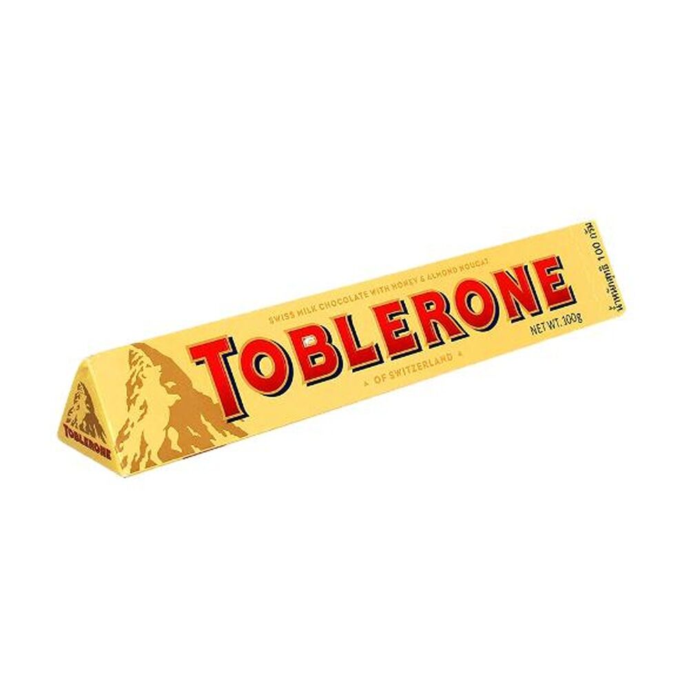 10PK Toblerone Original Swiss Milk Chocolate Block Honey & Almond Nougat 100g
