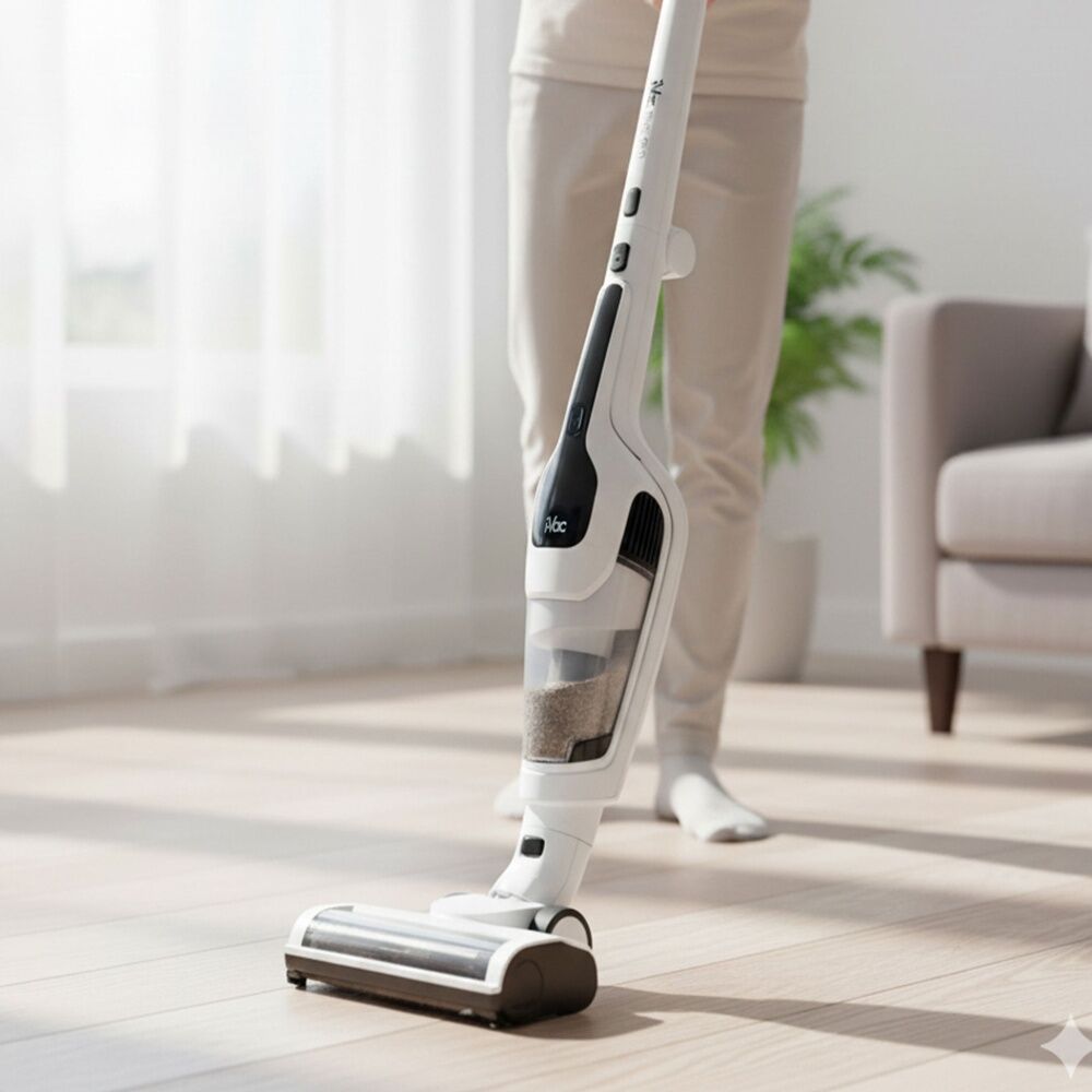 I-Vac Pets S60 2-In-1 Stick Vacuum Appliance Washable HEPA Filter 60 Min Runtime