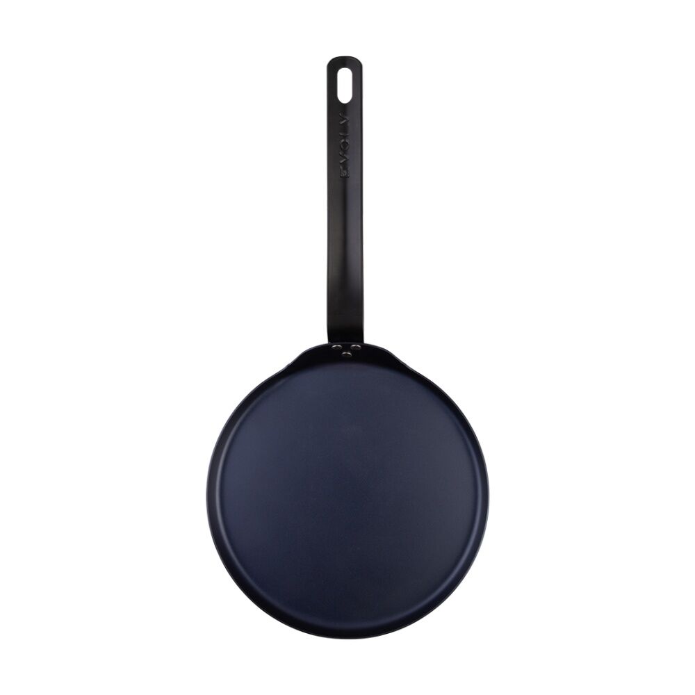Evolv Pre-Seasoned Heavy Gauge Fast Heat Carbon Steel Crepe Pan 24cm