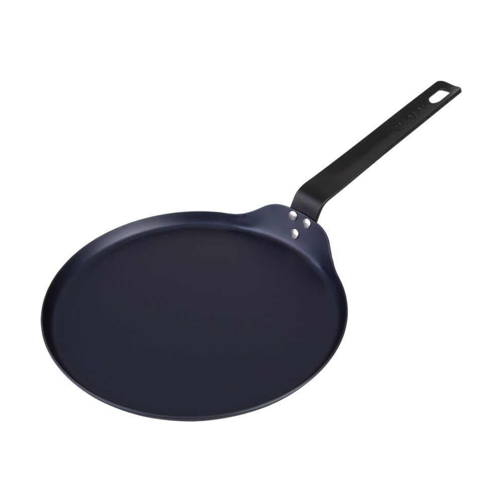 Evolv Pre-Seasoned Heavy Gauge Fast Heat Carbon Steel Crepe Pan 24cm