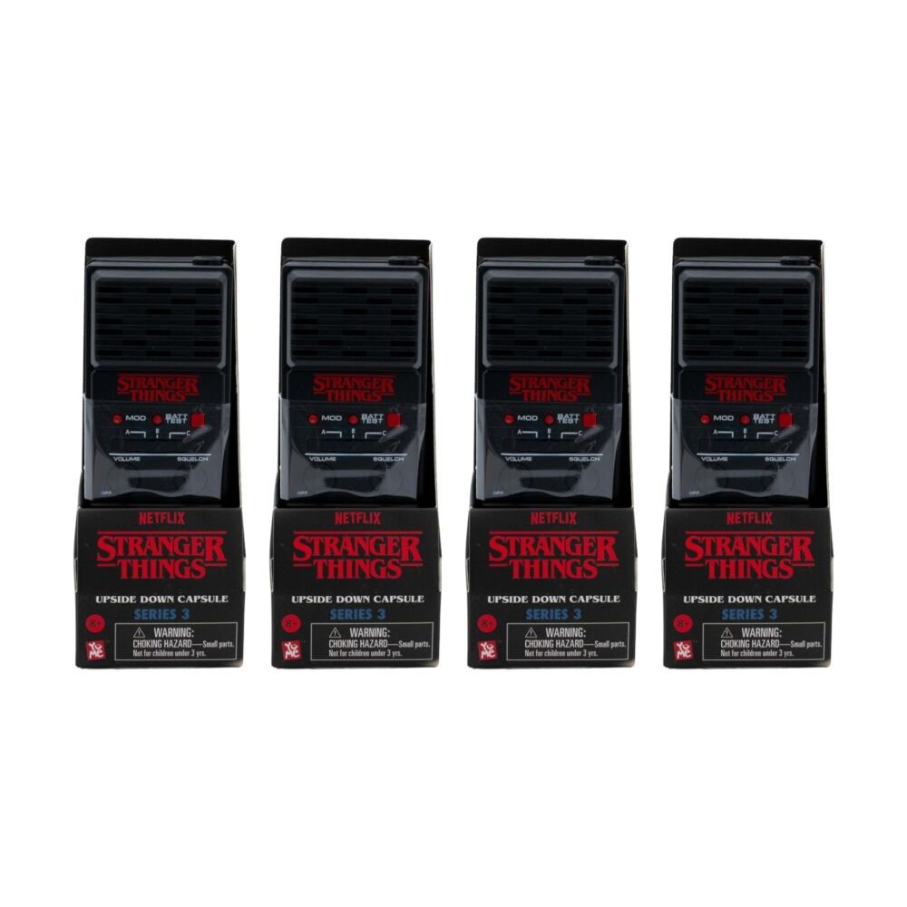 4PK Maxx Marketing Stranger Things Capsule S3 Walkie Talkie Design Assorted