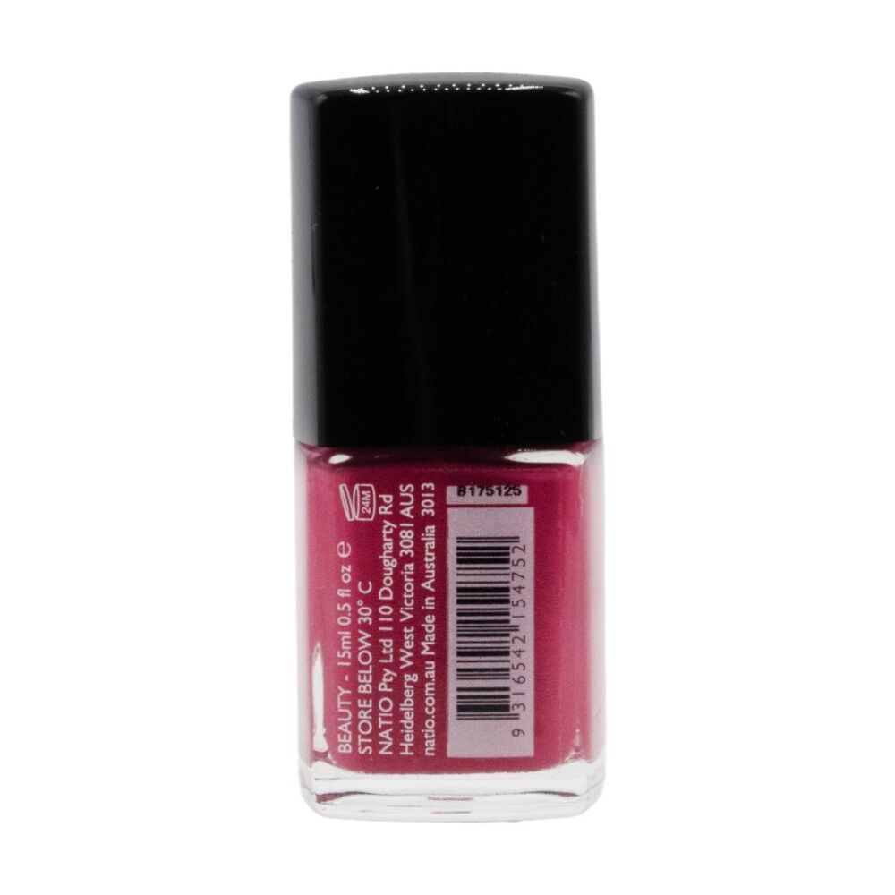 Natio Nail Colour Polish Manicure Pink Shade Beauty 15ml