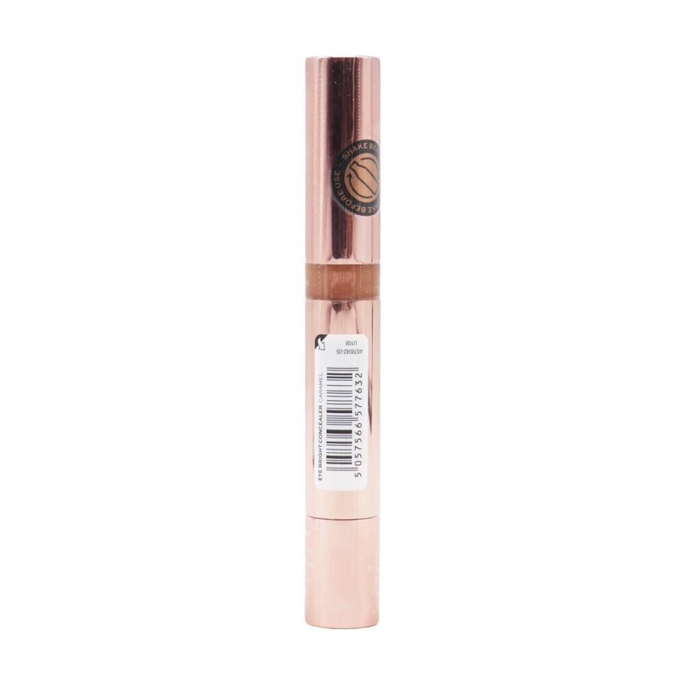 3PK Revolution Eye Bright Concealer Illuminating Under-Eye Makeup Caramel 4g
