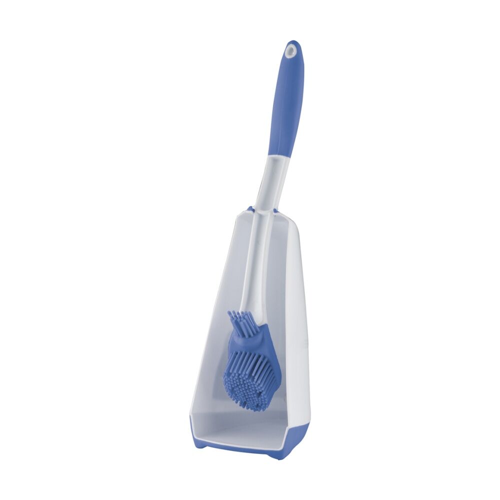 3PK Oates Hi-Genie Toilet Tidy Set Hygienic Brush With Ergonomic Handle