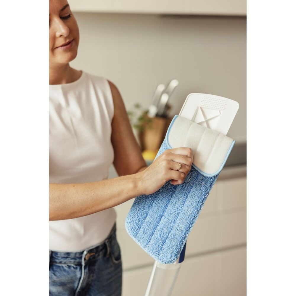 3PK Oates Ezy Spray Mop Refill Microfibre Pad Streakless Cleaning