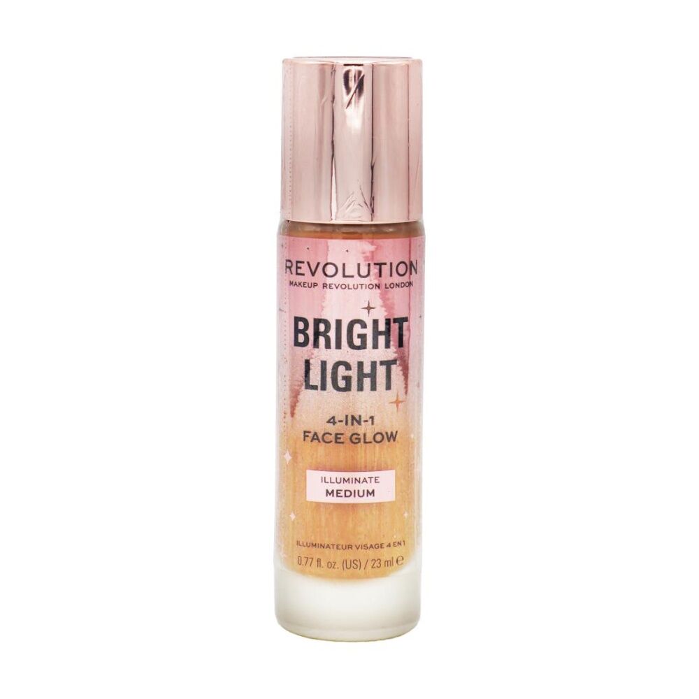 3PK Revolution Bright Light 4-in-1 Face Glow Illuminate Medium 23ml