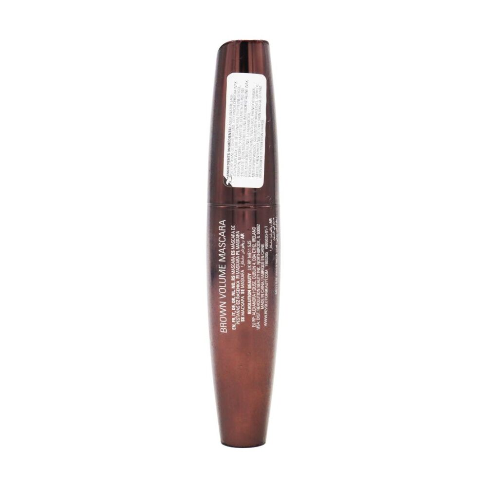 3PK Revolution Big Lash Mascara Brown Volumising Lengthening Eye Makeup 8ml
