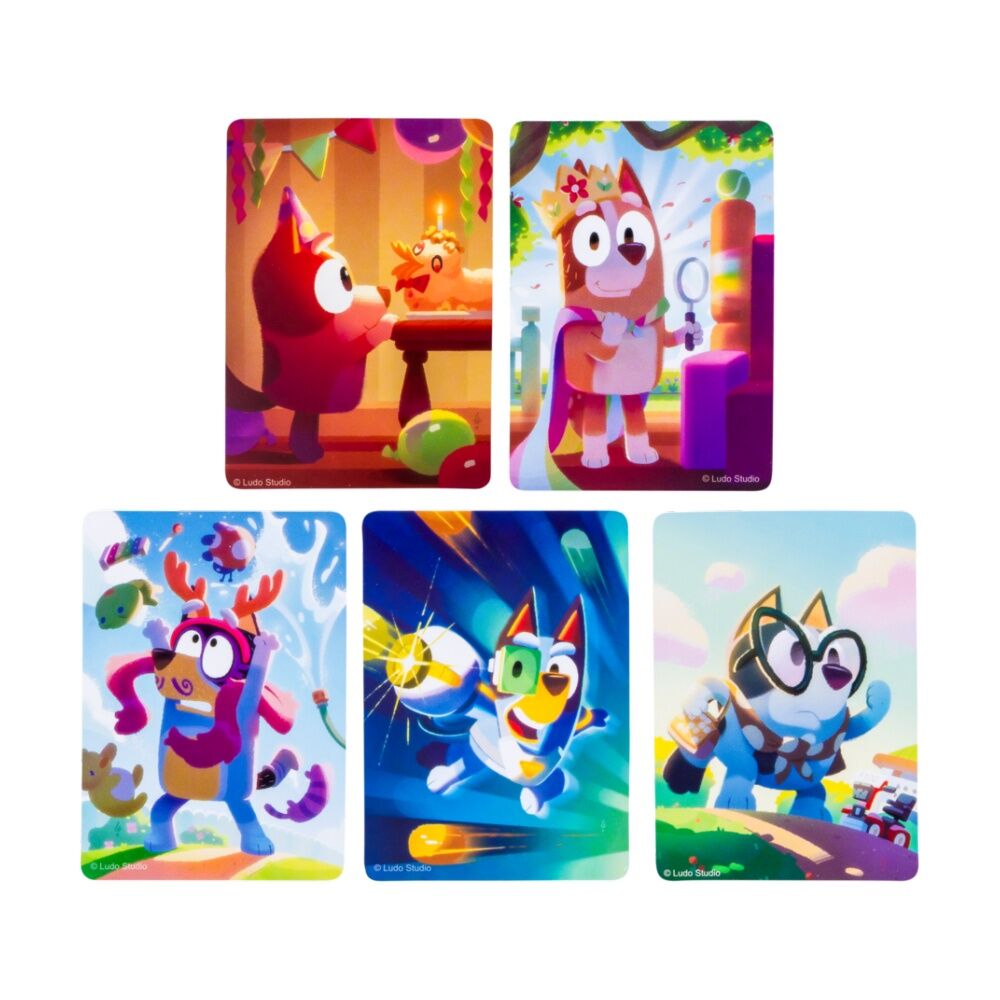 2PK Bluey Studio Collection Premium-Quality Kids Collectible Figure 8y+ Assorted