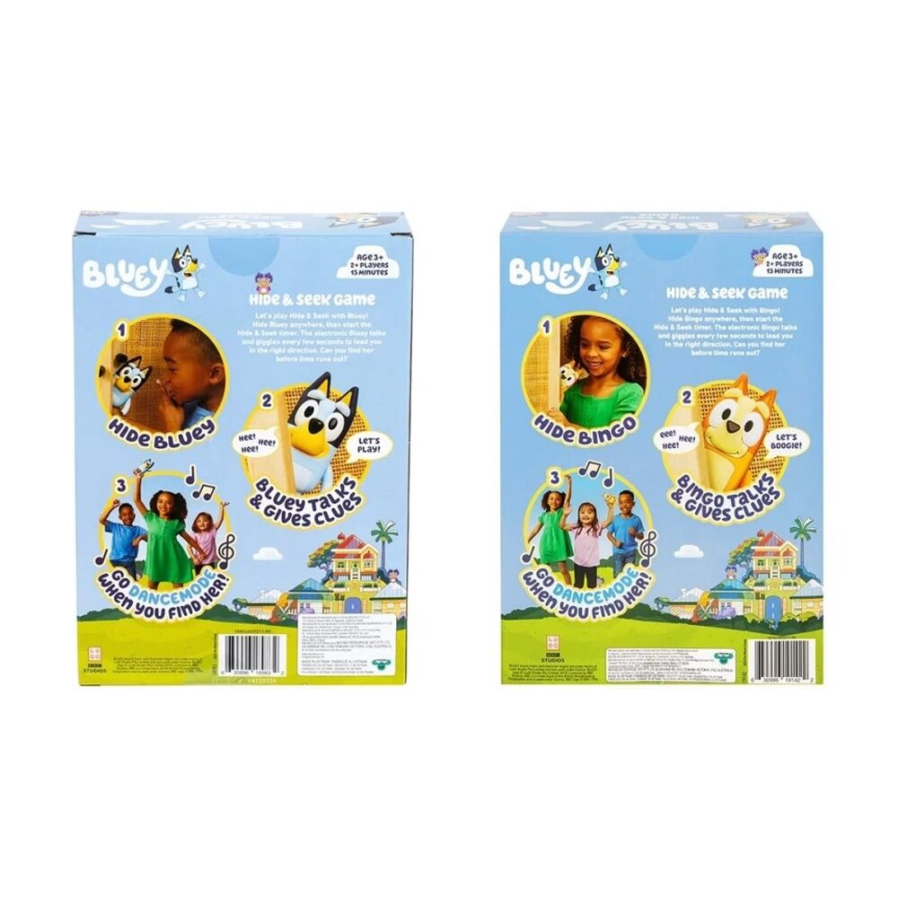 Bluey Games Hide & Seek Interactive Electronic Figure Asstd 3y+ 15cm