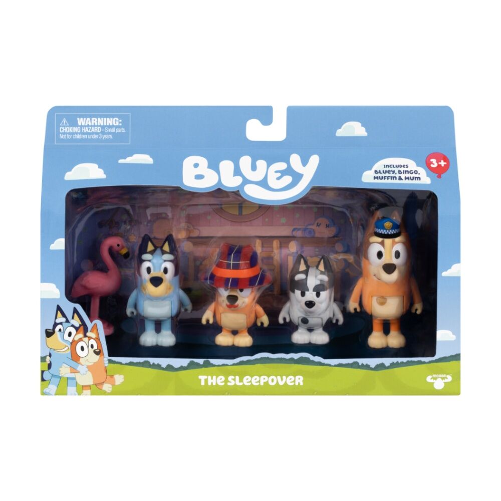 4pc Bluey S15 Figure Set Assorted