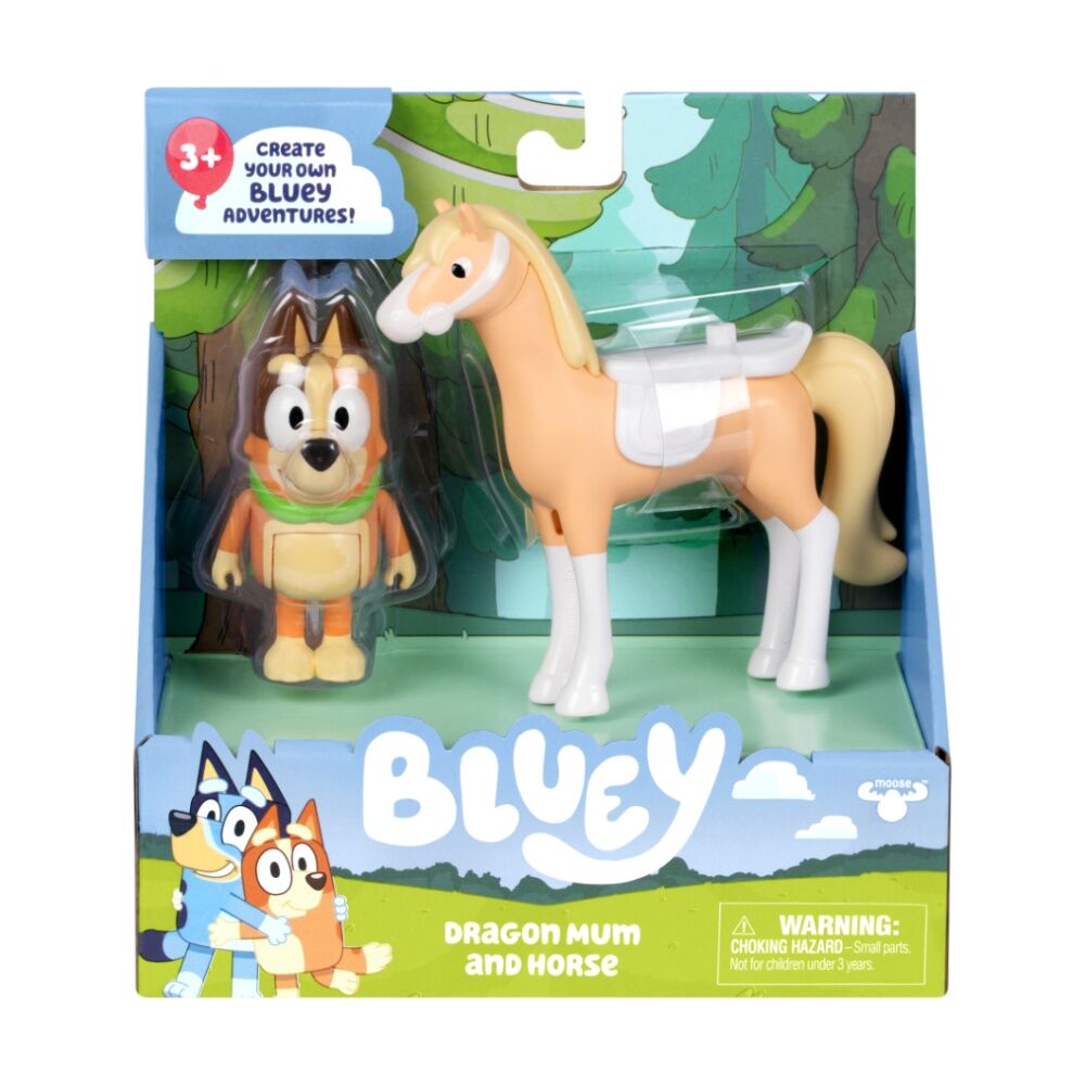 2pc Bluey S2 Basic Vehicle And Figure Set Assorted