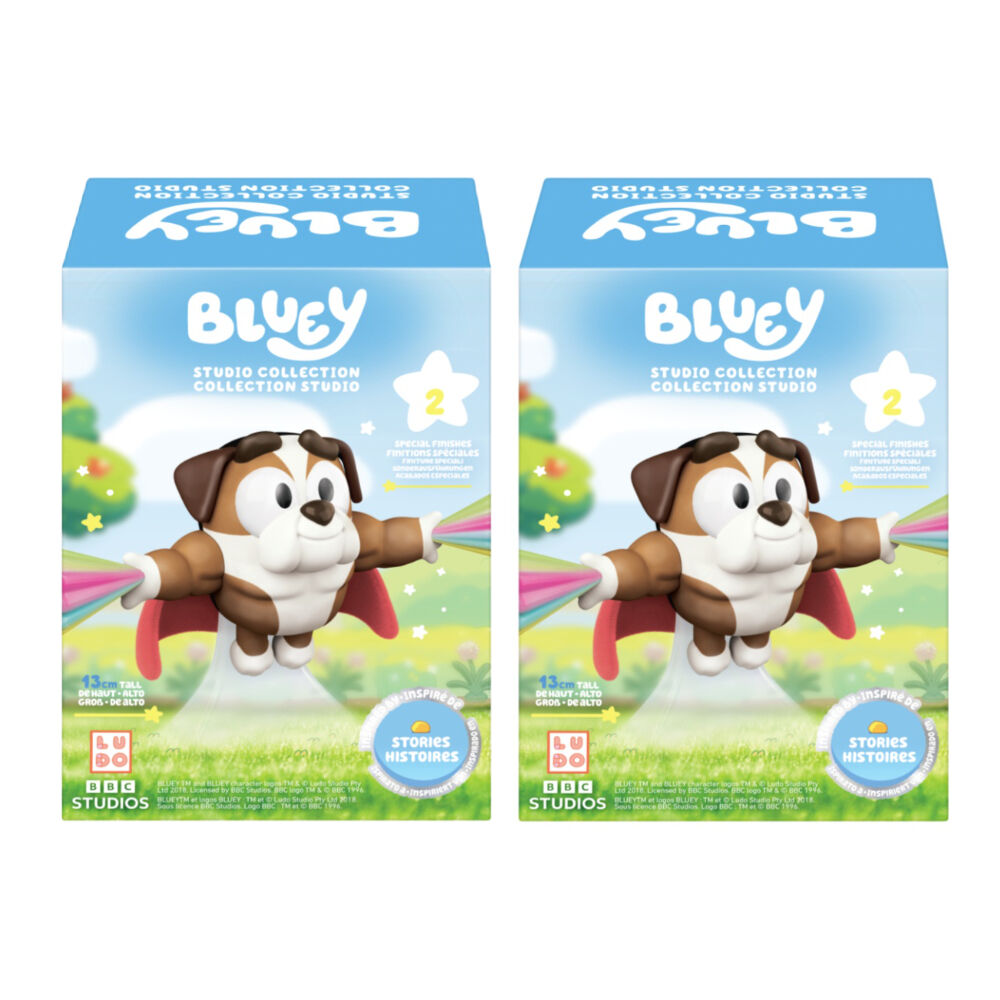 2PK Bluey S2 Studio Collection Collector Figure Set Assorted