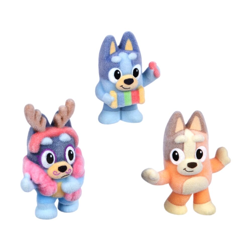 3pc Bluey Fuzzies S1 W2 Episode Set Assorted