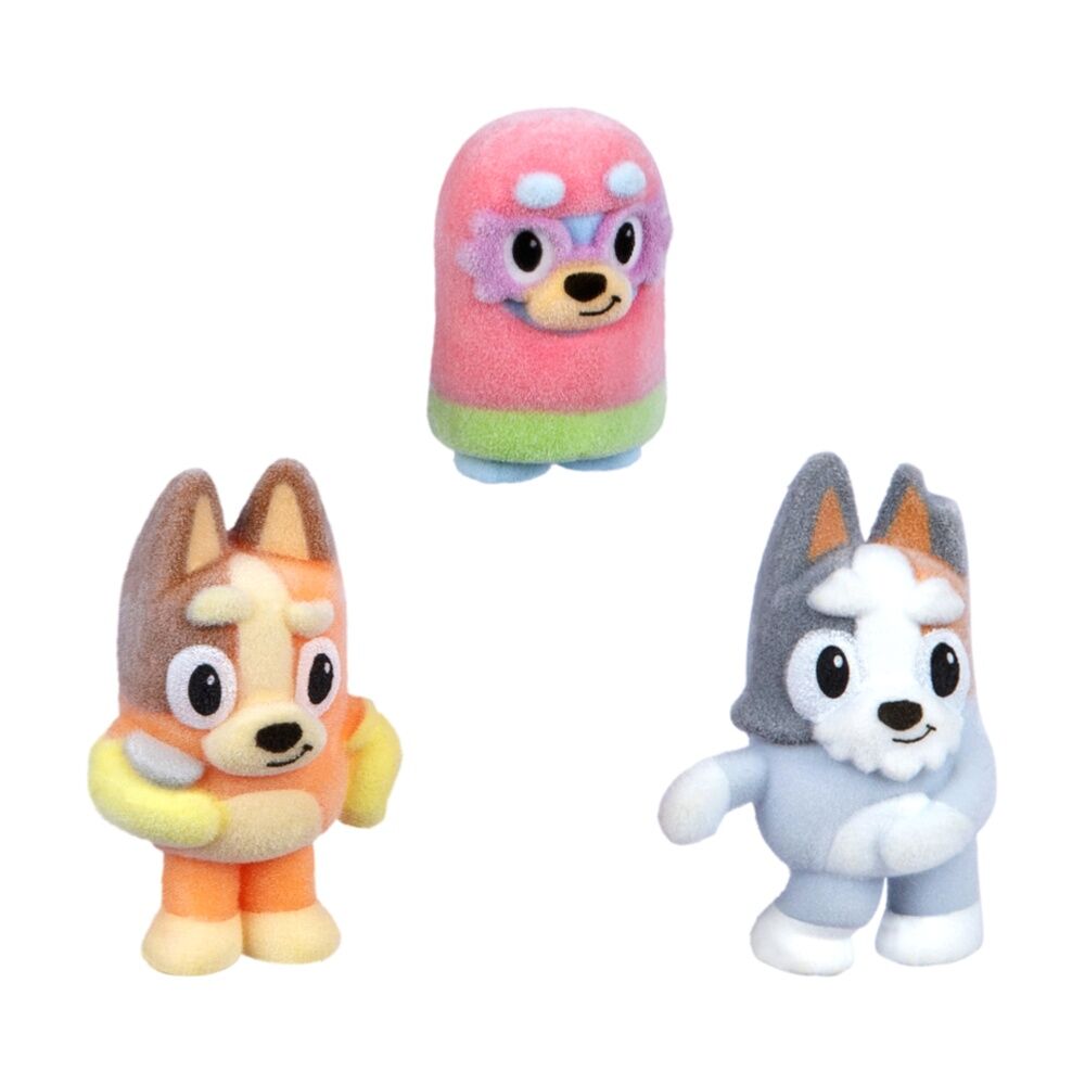 3pc Bluey Fuzzies S1 W2 Episode Set Assorted