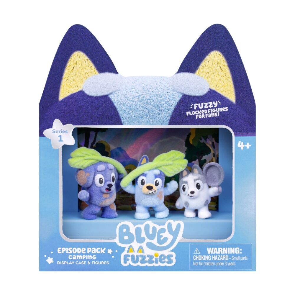 3pc Bluey Fuzzies S1 W2 Episode Set Assorted
