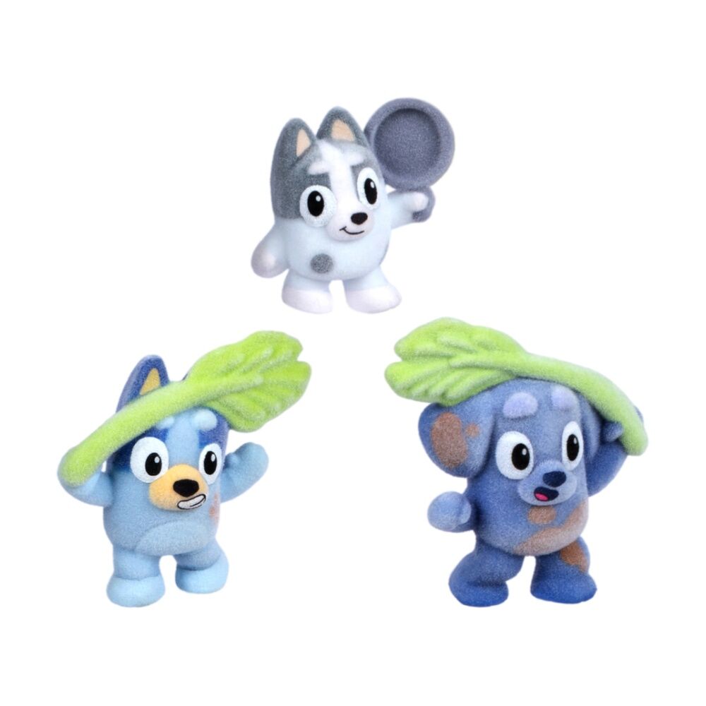 3pc Bluey Fuzzies S1 W2 Episode Set Assorted