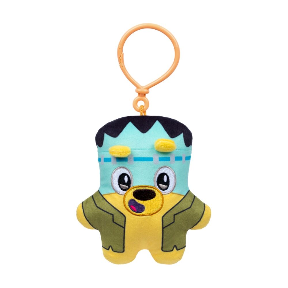 4PK Bluey Halloween Biscuits Mini Plush Keychain Assorted