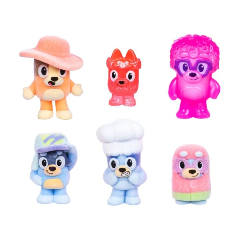 Bluey Fuzzies Families And Friends Plush Set Assorted