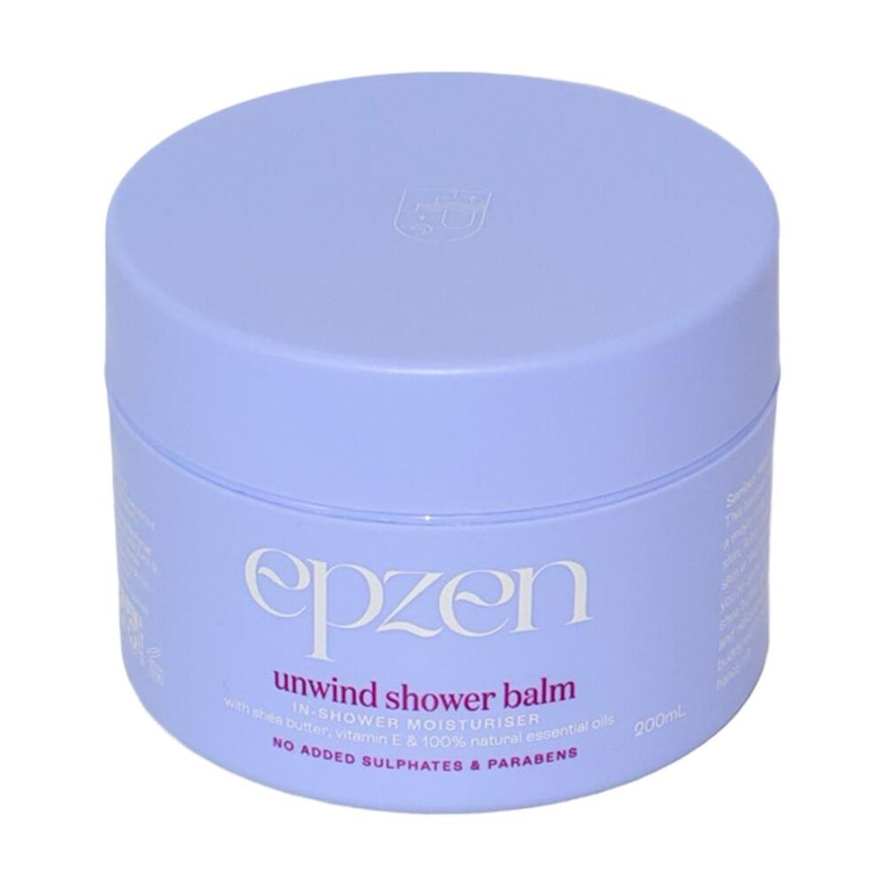 8PK Epzen Unwind Shower Balm In-Shower Moisturiser Shea Butter Vitamin E 200ml