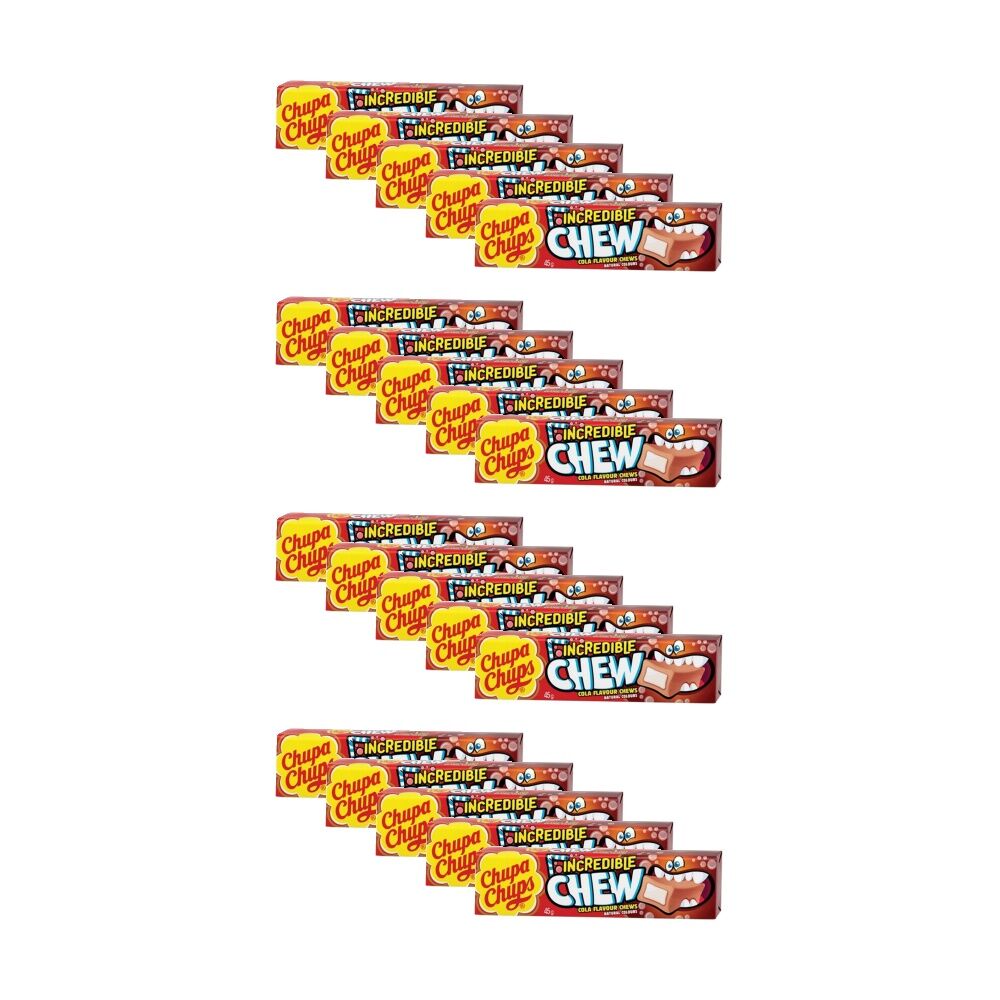 20PK Chupa Chups Cola Incredible Chew 45g Party Favours Candy/Lollies/Gummies