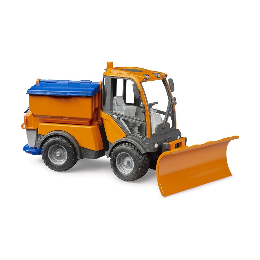 Bruder VarioCar Winter Service Adjustable Plough Fillable Grit Tank Kids Toy