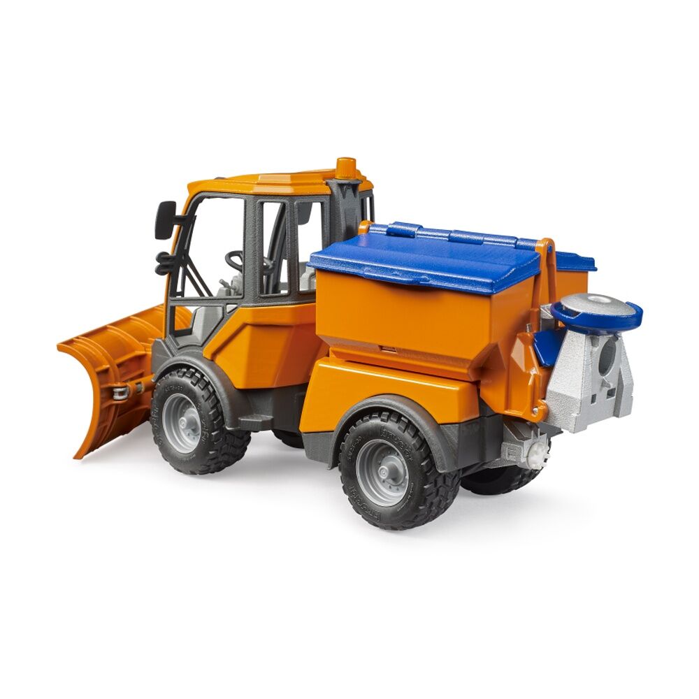 Bruder VarioCar Winter Service Adjustable Plough Fillable Grit Tank Kids Toy