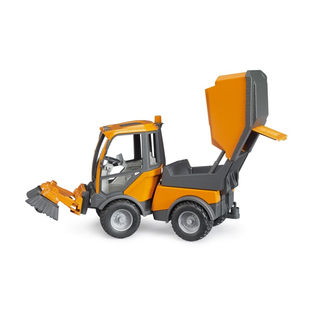 Bruder VarioCar Street Sweeper With Adjustable Brushes Kids Toy 3y+ Orange
