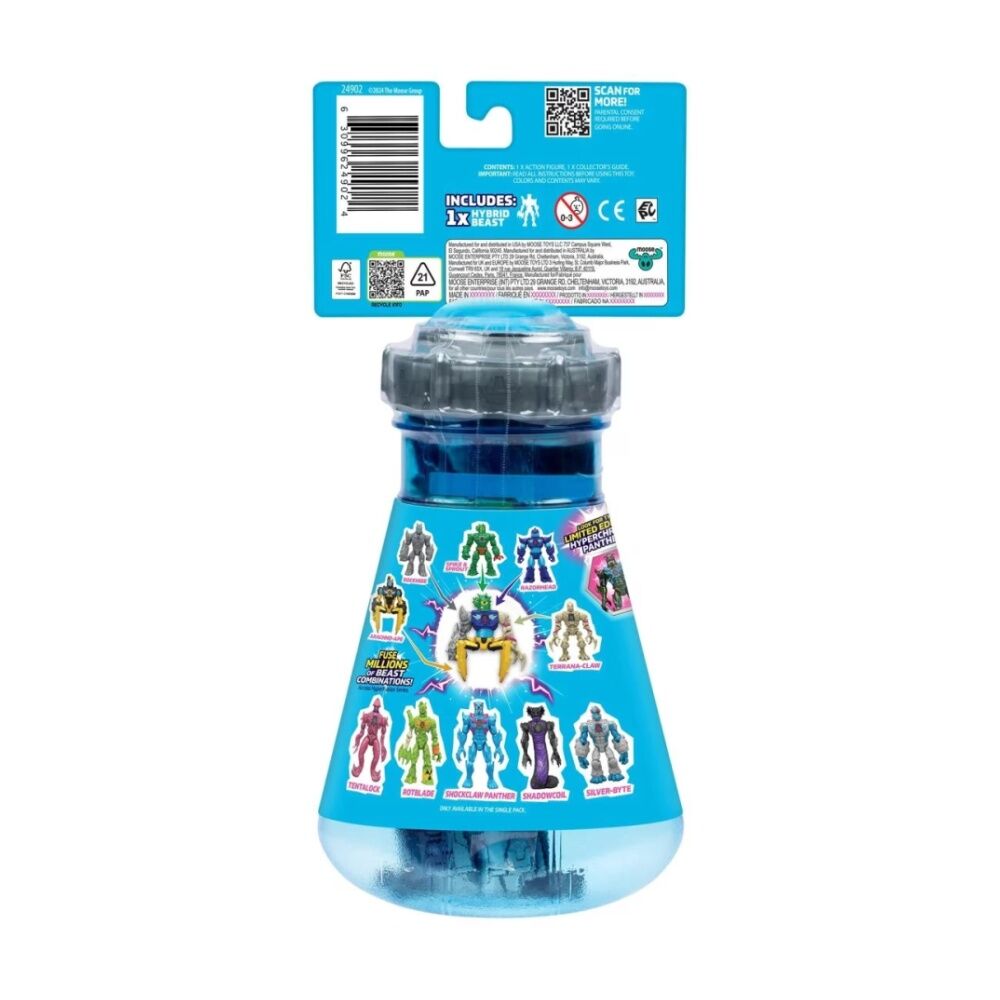 2PK MrBeast Lab Hybrids Ultimate Beast Action Figure Assorted