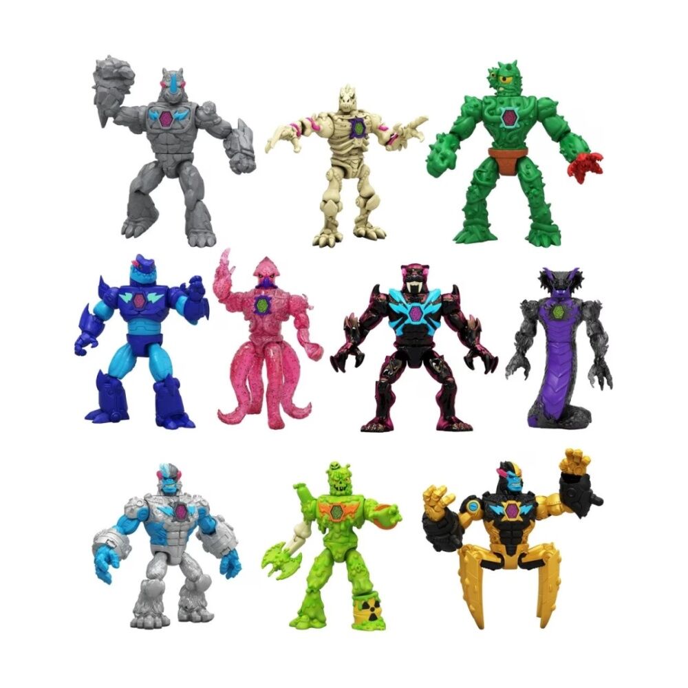 2PK MrBeast Lab Hybrids Ultimate Beast Action Figure Assorted