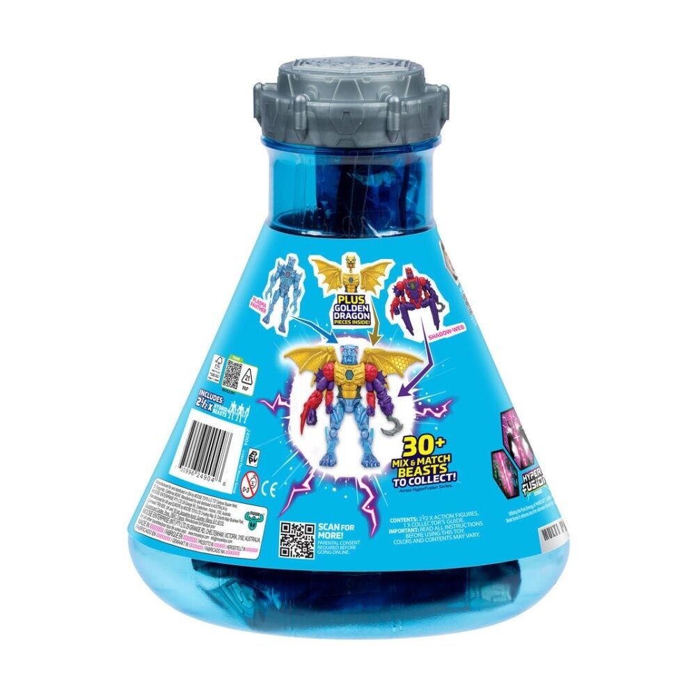 2pc MrBeast Lab Hybrids W2 Kids Action Figure Toy Multi Set 5y+ Assorted