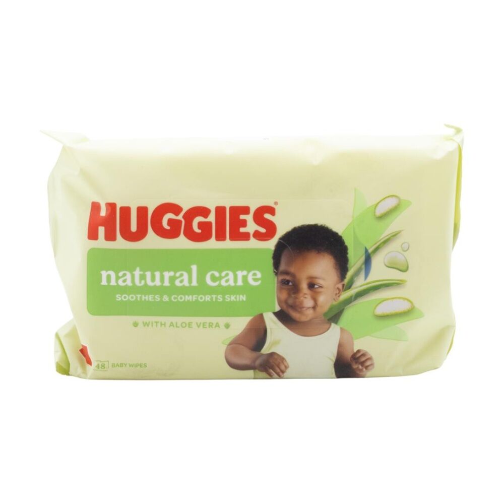 20x 48pc Huggies Baby Wipes Natural Care With Aloe Vera Soothes & Comforts