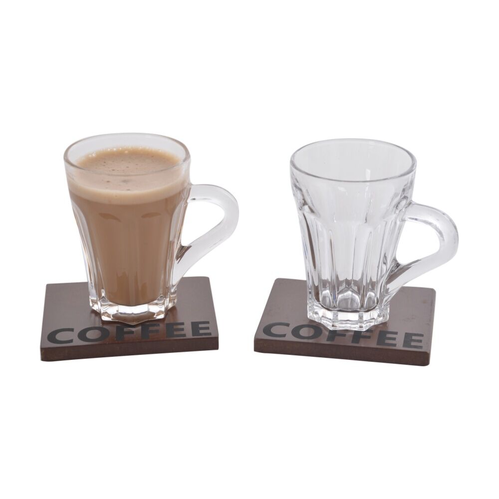 4x 2pc Gibson Gifts Gents Society Cup & Coaster Dinnerware/Serveware Kitchenware