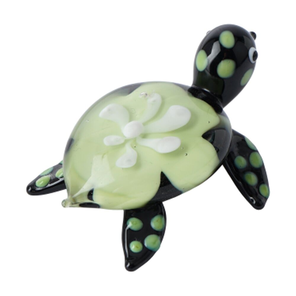 2PK Gibson Gifts Artisan Glass Turtle Home Decoration Sculptures/Figurines