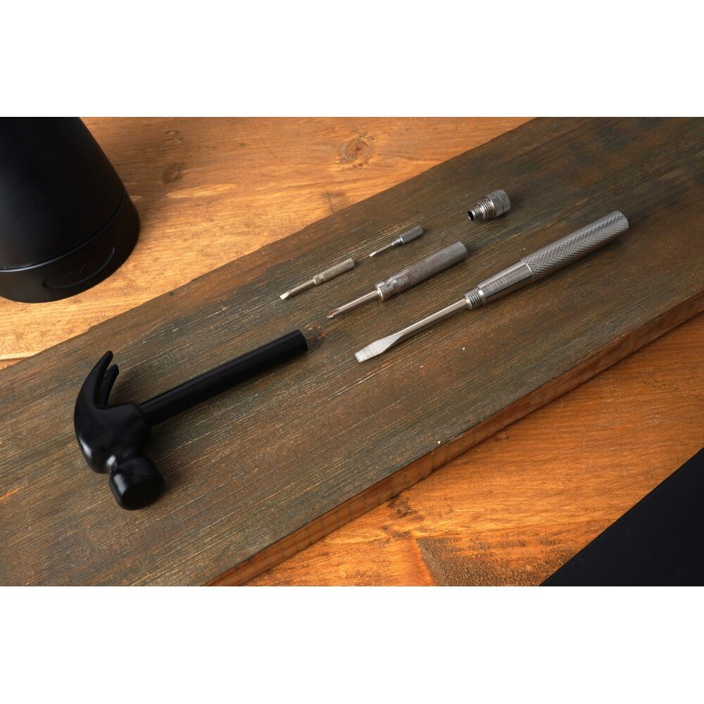 6pc Gibson Gifts Dapper Chap Tool Set Hammer & Screwdriver Kit