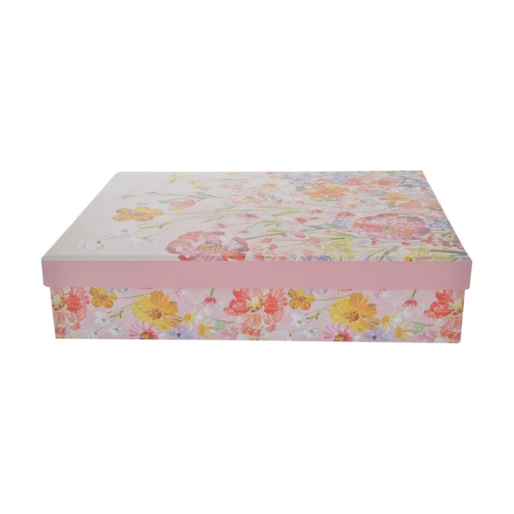 3pc Gibson Gifts Saffron Nested Rectangular Boxes Giftbox Party Supplies