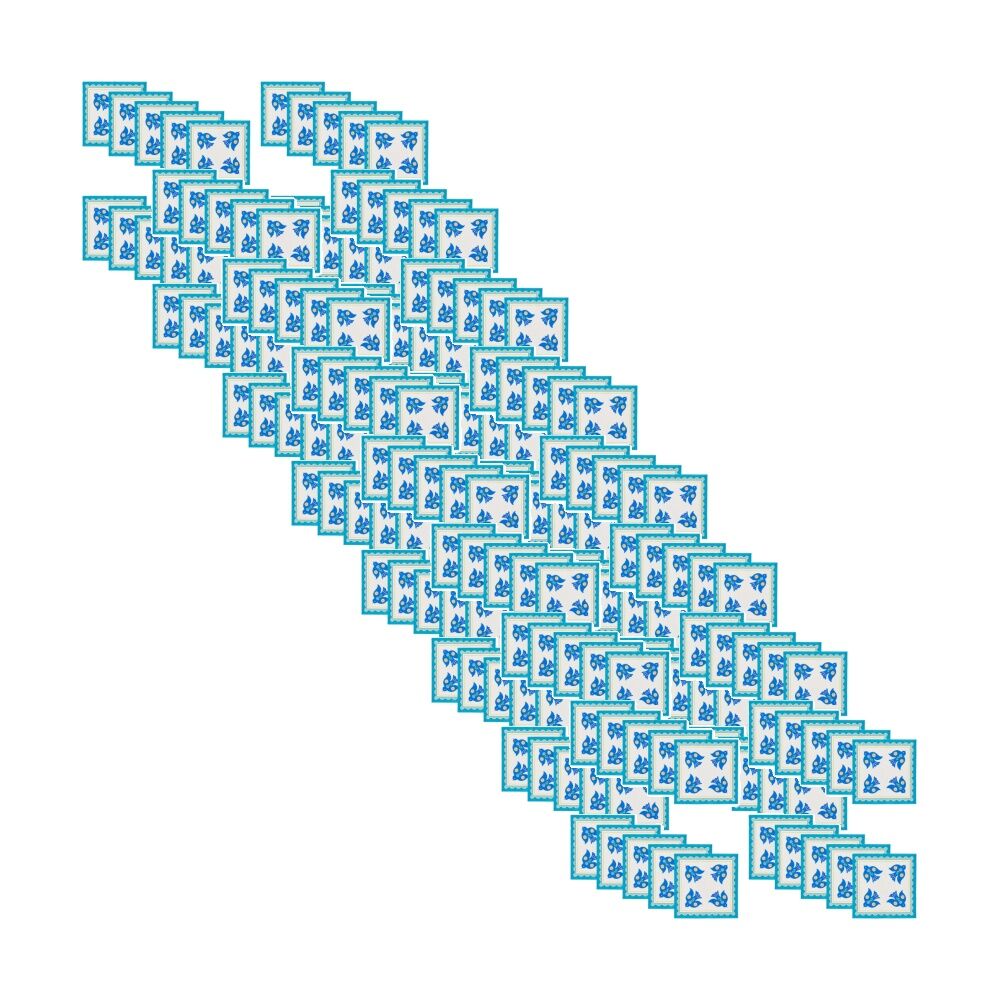 8x 20pc Annabel Trends Blue Festive Paper Napkins Fiesta Bird 23.5x33cm