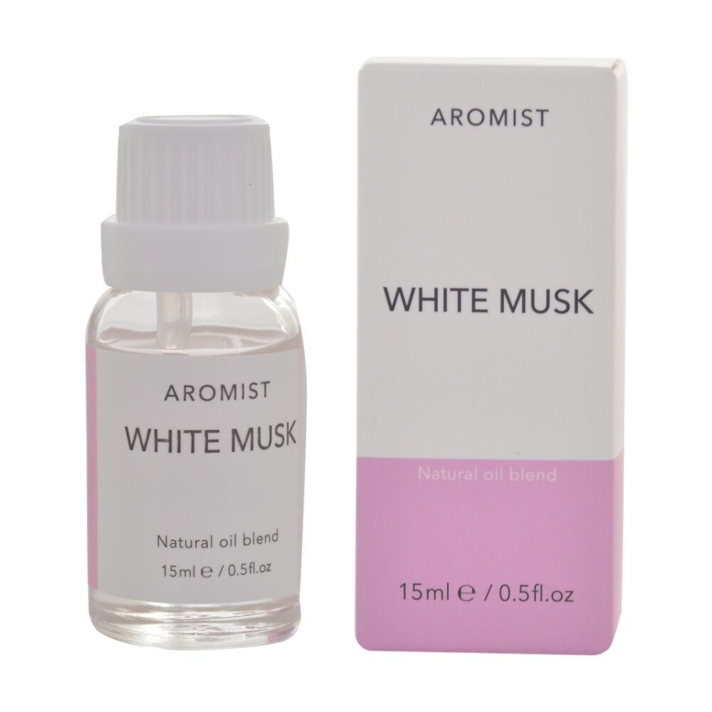 3PK Gibson Gifts Aromist Oil White Musk Natural Remedies Aromotherapy