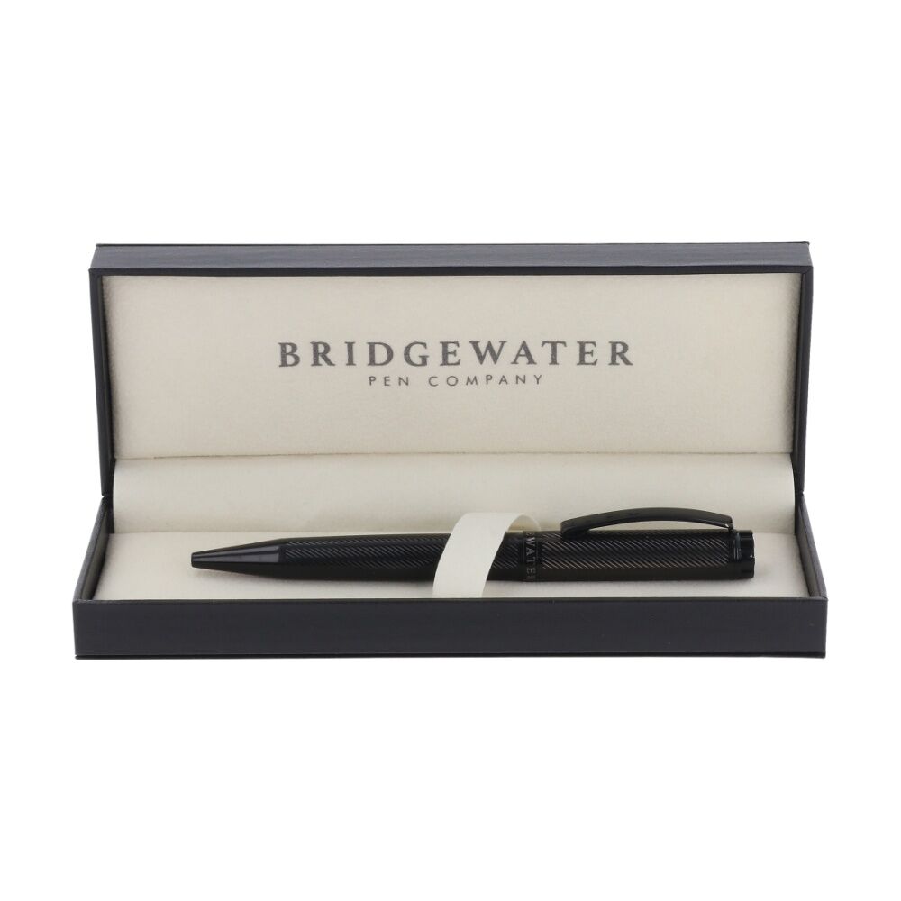 Bridgewater Pen Company Textured 3 Piece Assorted Silver Gold Black Set