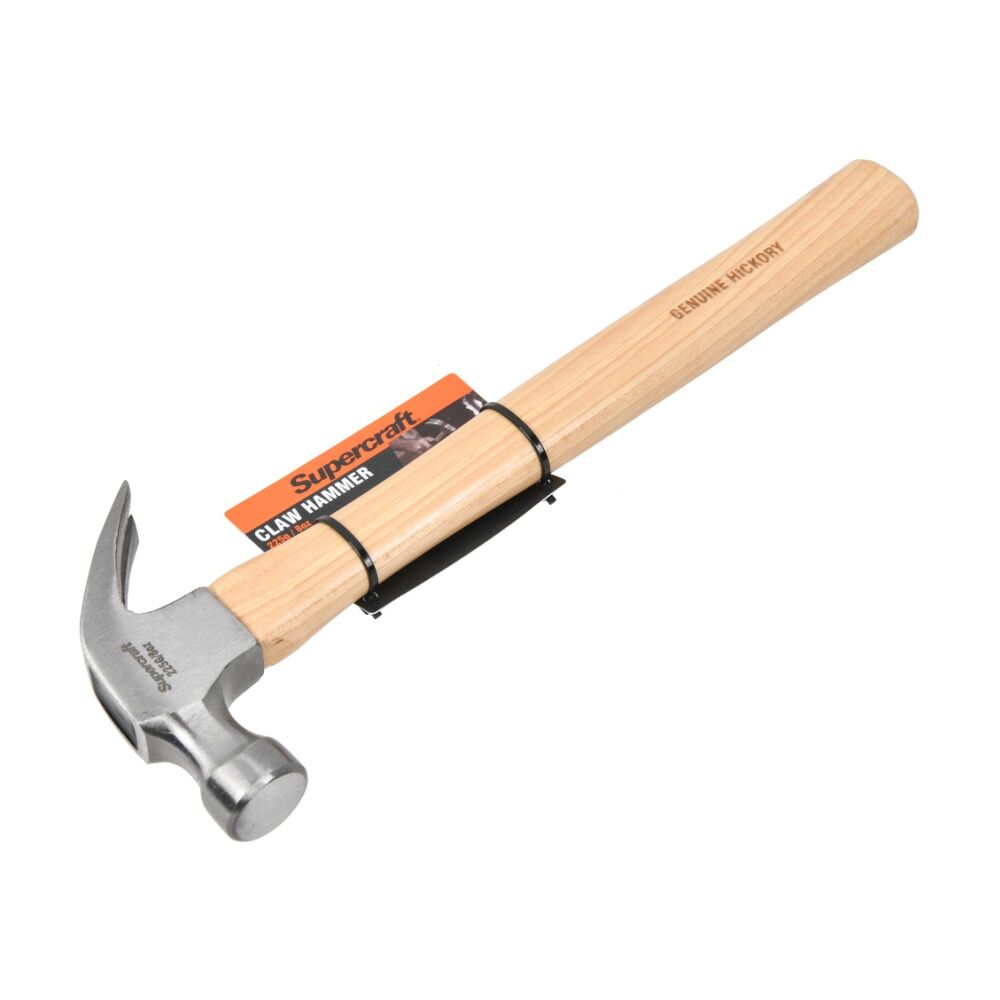 Supercraft Claw Hammer DIY/Carpentry Tool W/ Hickory Handle 225g